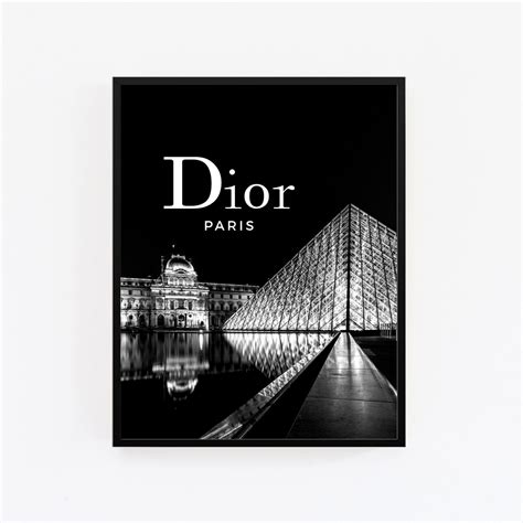 christian Dior wall art